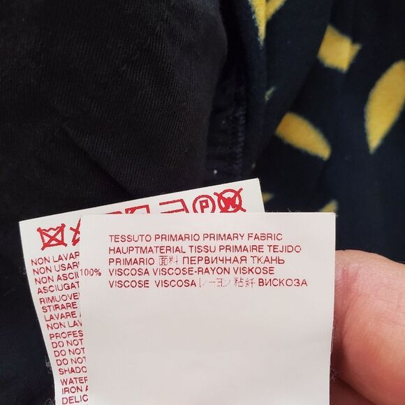 🦋 MARNI 🦋 Pull-on Crepe Ankle Pants - [Size 2, Mustard/Black] - Picture 13 of 13